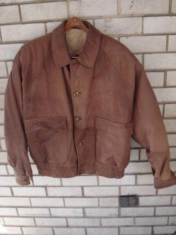 Men's Designer Leather Jackets, size L, Donna Karan,YSL,A.Mark,Abhoud,