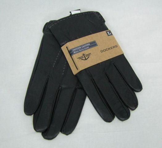 Men's Texting Leather Gloves Dockers NEW