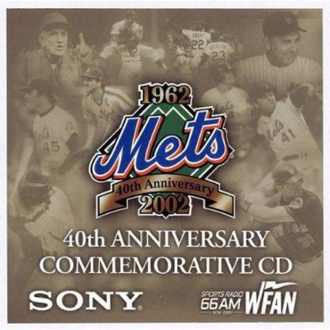 METS 40th ANNIVERSARY COMMEMORATIVE CD Sony/WFAN 2002: NEW! SEALED!