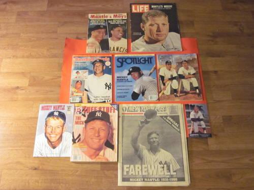 LOT: MICKEY MANTLE COLLECTIBLES - VINTAGE!