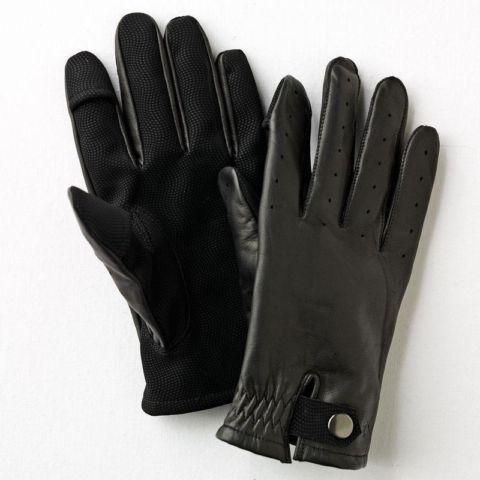 Micro Men's Gloves Leather Lined Dockers NEW