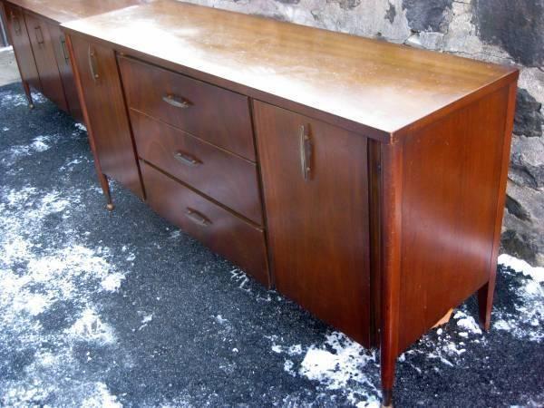 Mid-Century Credenza with Dry Bar (Delivery Available)