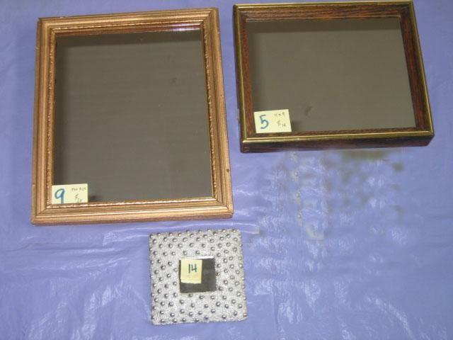 MIRRORS $5 to $20 framed. The lot $120