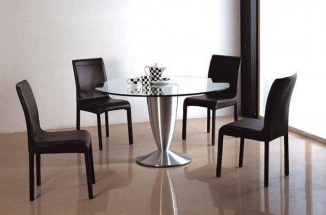 Modern Glass Dining Room Set 6189 by ESF