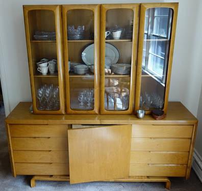 Modernage China Cabinet or Dining Table & Chairs
