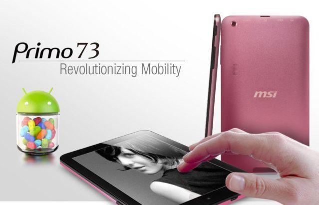 MSI Primo 73 16GB, Wi-Fi, 7in - Metallic Pink Brush Aluminum