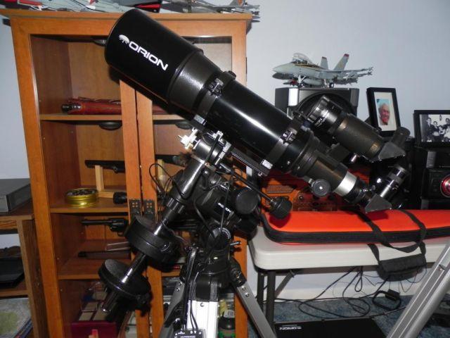 New-Orion 120 ST refractor telescope w/ dual axis electronic drive