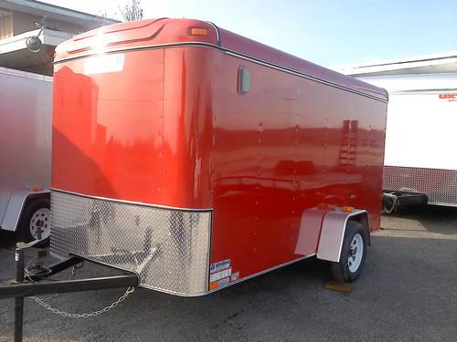 New 6x12 Enclosed Trailer $0 Down Financing Available