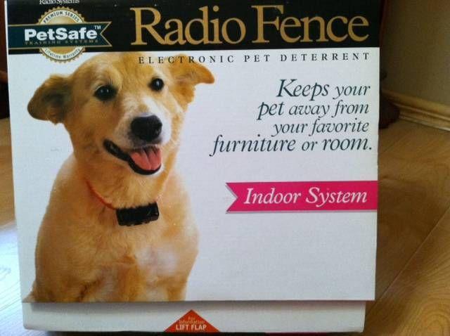 NEW...Never used RADIO FENCE electronic pet deterrent