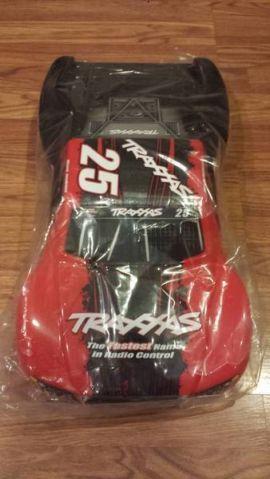 NEW Traxxas Slash 4x4 2WD RC MARK JENKINS BODY #25 RED/BLK Painted