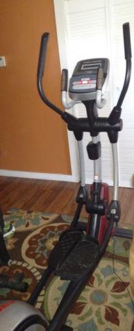 NEW used once Pro-form Smart Stride elliptical with extended warranty 