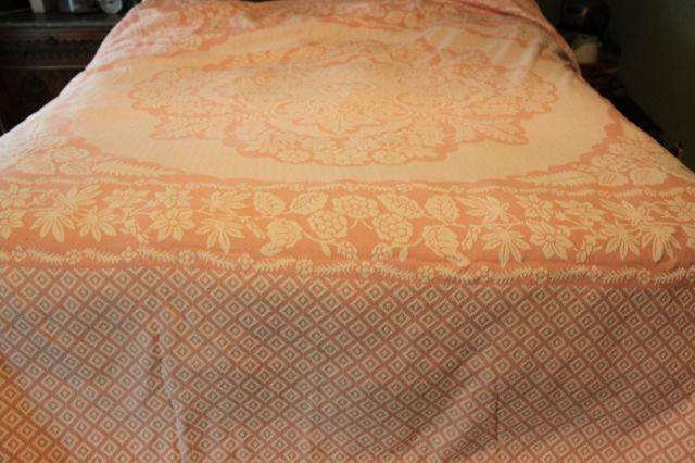 Nice Vintage Bedspread with decorative edges