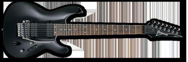 NOS! Ibanez S Series S7420BKN 7 String Electric Guitar