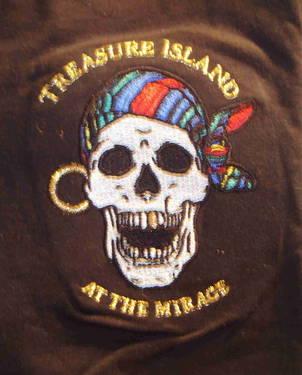 NWT Vtg Casino LOT 3 T-Shirts Tees Treasure Island Mirage Cliff Castle