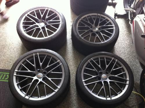 OEM ZR1 Competition Grey Wheels W/ Michelin PS2 ZP's