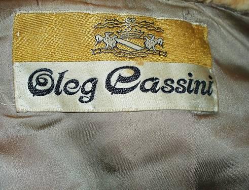Oleg Cassini fur coat.