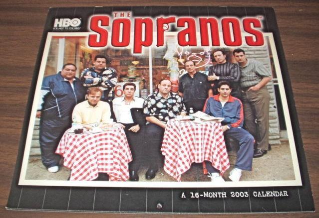 Original SOPRANOS full color Photo Calendar - mint