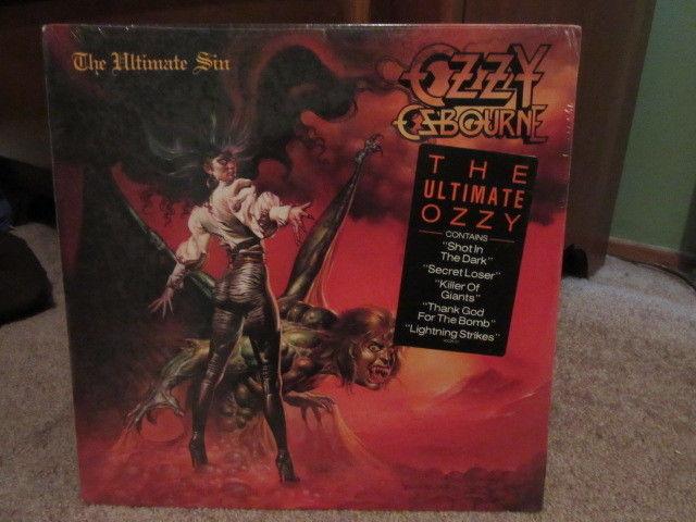 Ozzy Osbourne The Ultimate Sin Original Sealed LP