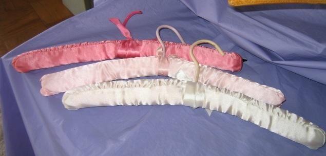 Padded and non slip clothes hangers