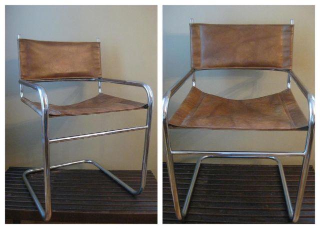 Pair of Cantilever Chairs (Delivery Available)