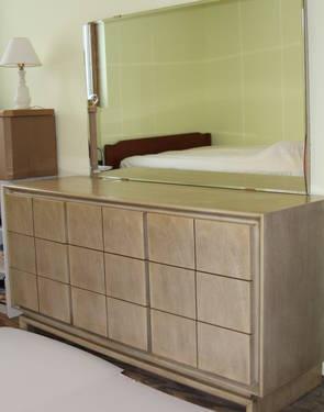 Partial Bedroom Set Mid-Century Modern Blonde finish Mahogany 1 Owner
