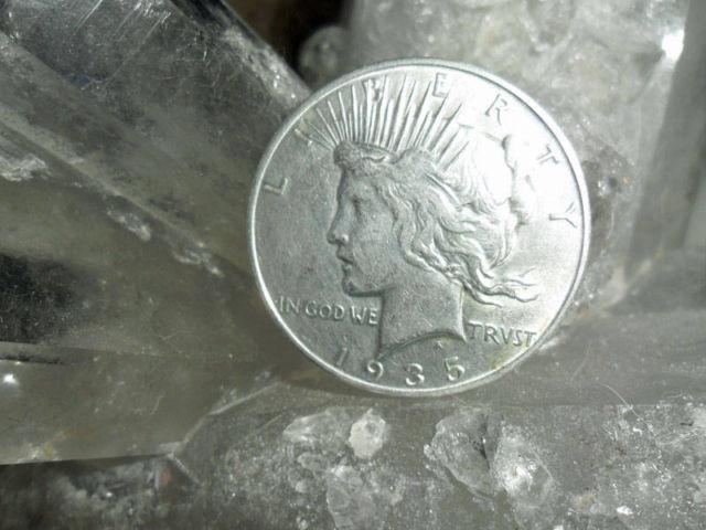 Peace Silver Dollar 1935-S AU-Very Rare Coin