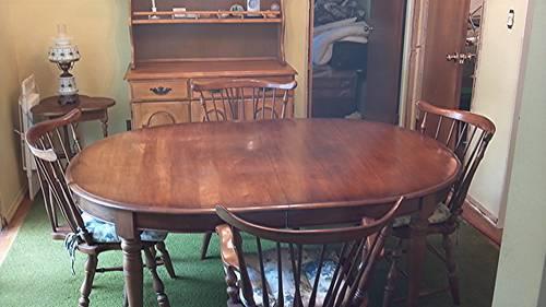 Pennsylvania House Solid Cherry Wood Diningroom Table/Chairs Sideboard