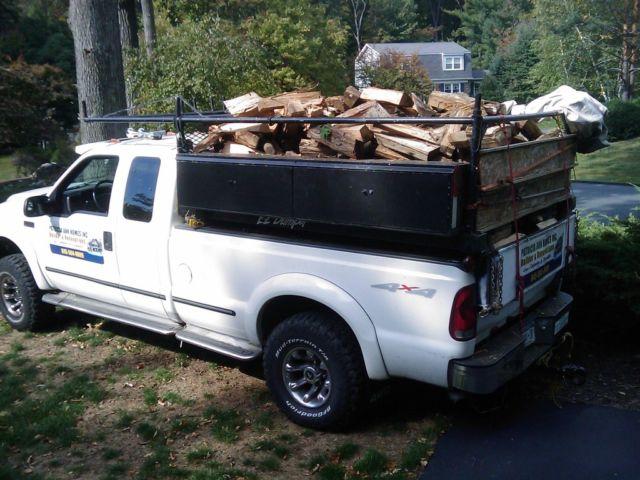 Pickup dump insert with ladder racks