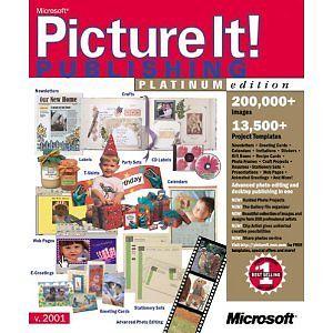 Picture It! Publishing Platinum Software programs