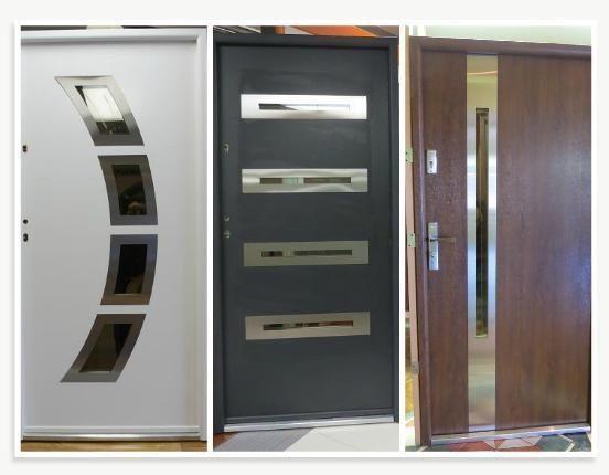 Pre-hung high end quality metal pvc front entry doors