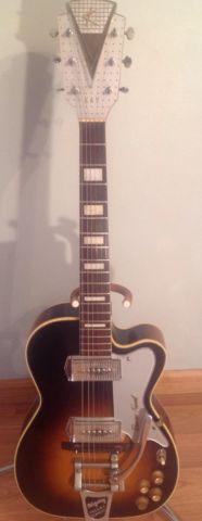 Rare 1954 Vintage Kay Barney Kessel guitar with Bigsby tailpiece