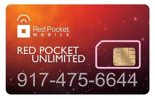REDPOCKETMOBILE/UN/LIMITED TALK/TEXT/2GB of 4G DATA*AT&T NETWORK!