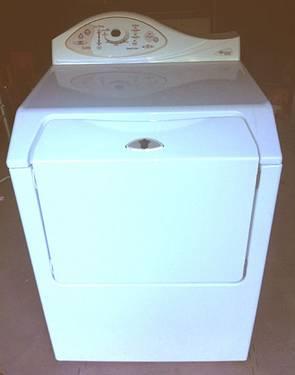 Samsung Gas Dryer, Large Capacity, White, Gently Used