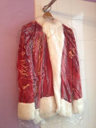 Santa Claus Costume Clause Plush Furry Rubie's Costumes - $60