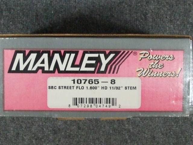 SB Chevy 1.60 Manley 10765-8 Street Flo Valves