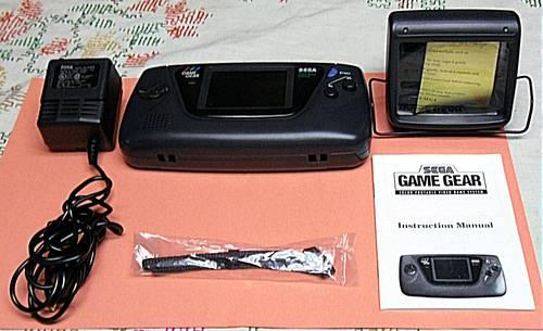Sega Game Gear/ Color Portable Video Game System & Accessory.