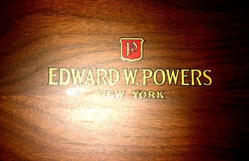 SENSATIONAL & RARE 75 Year Old Edward W. Powers Console Piano Amazing