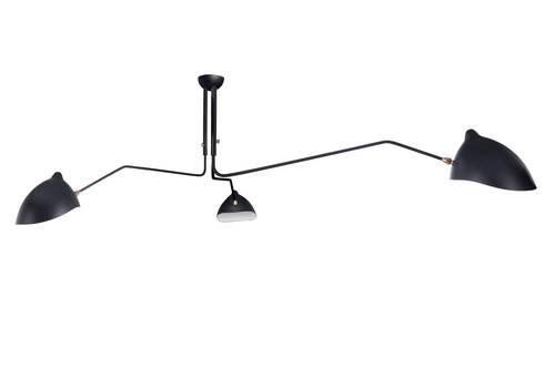 Serge Mouille Ceiling Lamp replica NIB Prouve Royere Eames Lamp