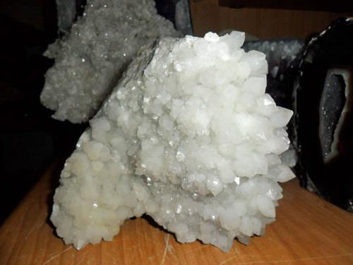 Shinny Milky Quartz Crystal Cluster from Diamond Hill Mine