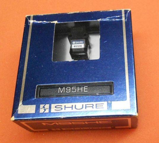 Shure M95HE cartridge HYPER-ELLIPTICAL stylus and orig NOS packaging