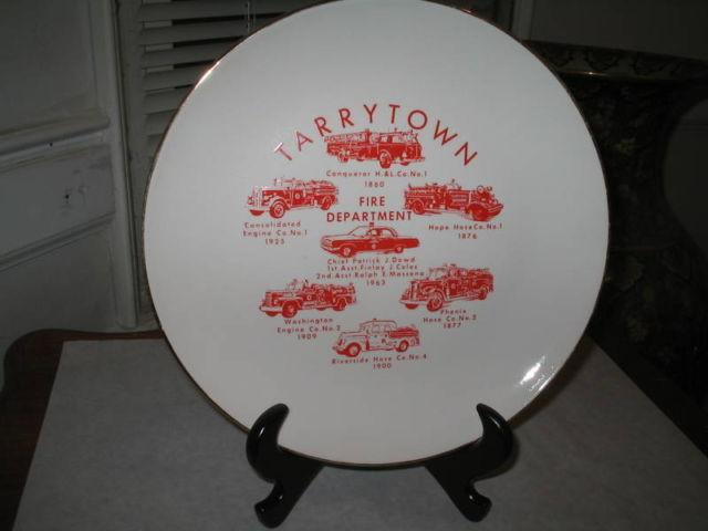 SIDNEY FIRE DEPT COLLECTOR PLATE (1967)