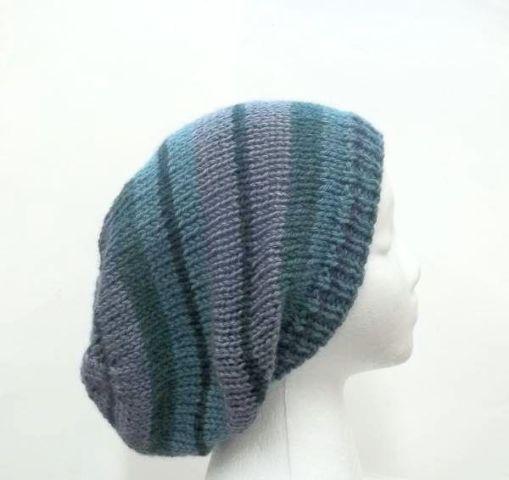 Slouch hat, colorful, handmade, large size