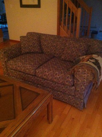 Sofa, Loveseat, and 3 tables for Sale!