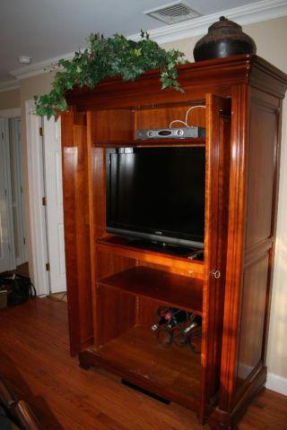 Solid Cherry Wood Armoire