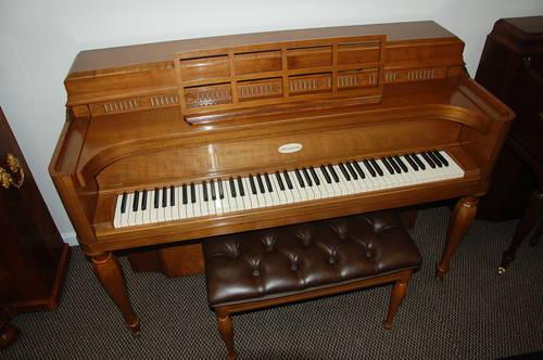 Steinway Console Piano, Early American, Walnut