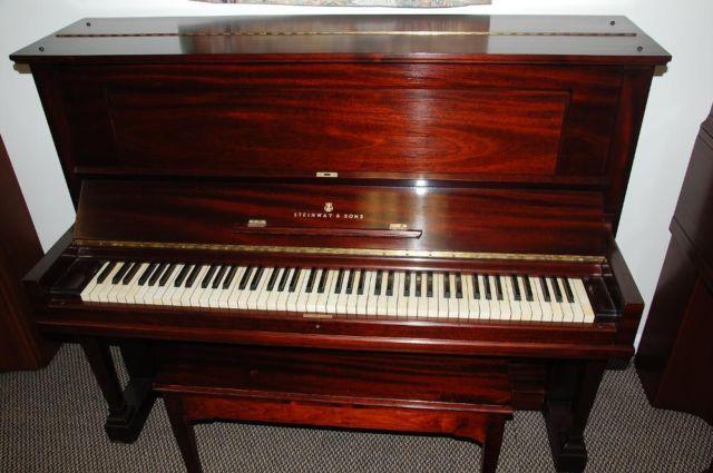 Steinway Upright Piano, Model V, ON SALE THRU 12/31