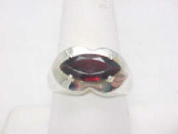 Sterling Silver 5 Stone Flower Ring Size 8