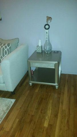 Storage end table