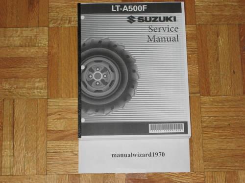 Suzuki LT-A500F VINSON Service Manual Paper Part# 99500-44032-01E