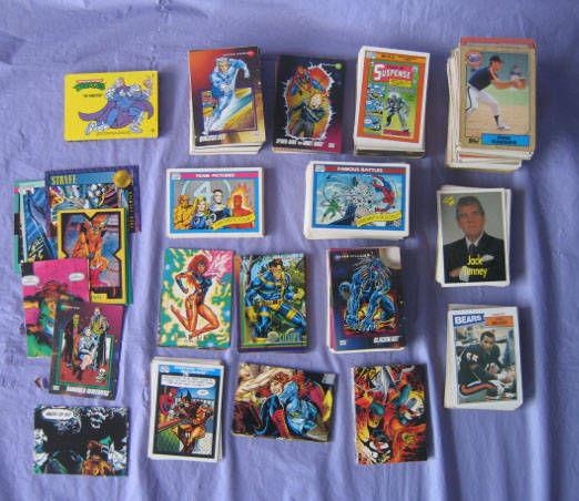 TRADING CARDS, 648 (see list).. Card Jitsu album & cards